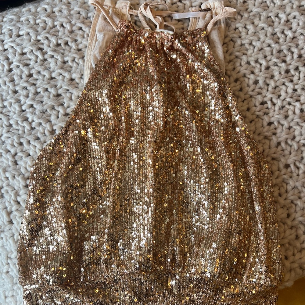 Free People Sequin Top